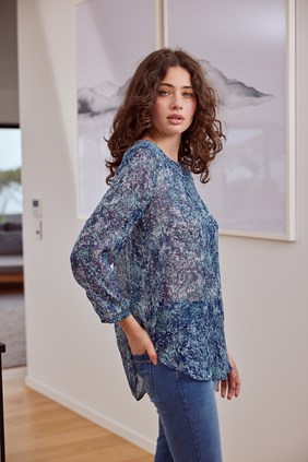 FLORENCE PLEAT BLOUSE